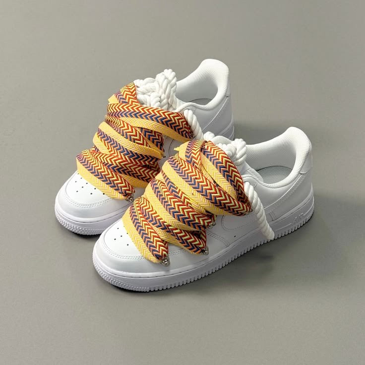 NIKE AIR FORCE 1 LOW ’07 WHITE/LANVIN YELLOW ROPE