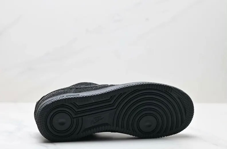 NIKE AIR FORCE 1 LOW 07 BLACK CSILLÁM CUSTOM